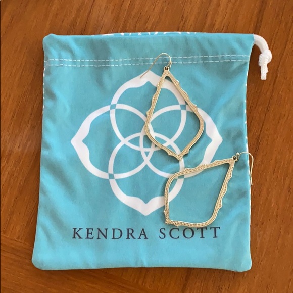 Kendra Scott Jewelry - Kendra Scott large open drop earrings gold